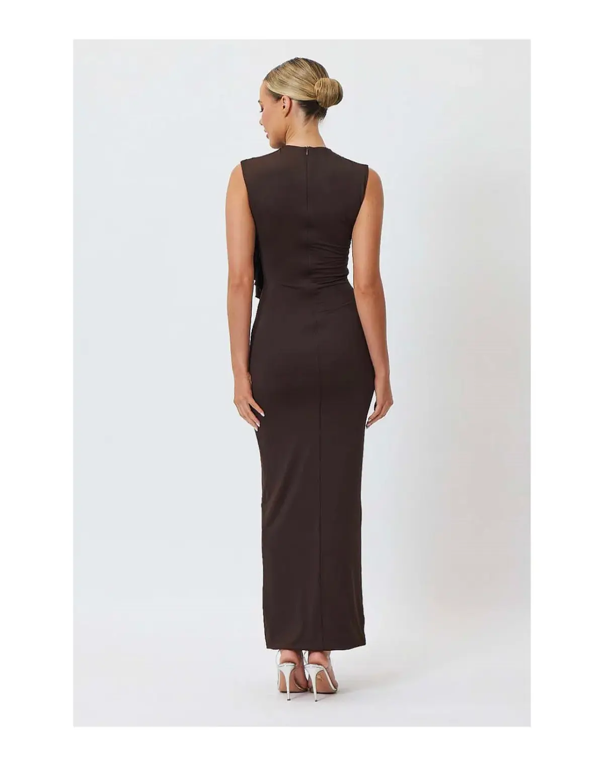 Bianca & Bridgett Amara Maxi Dress Brown size 14 - Image 3