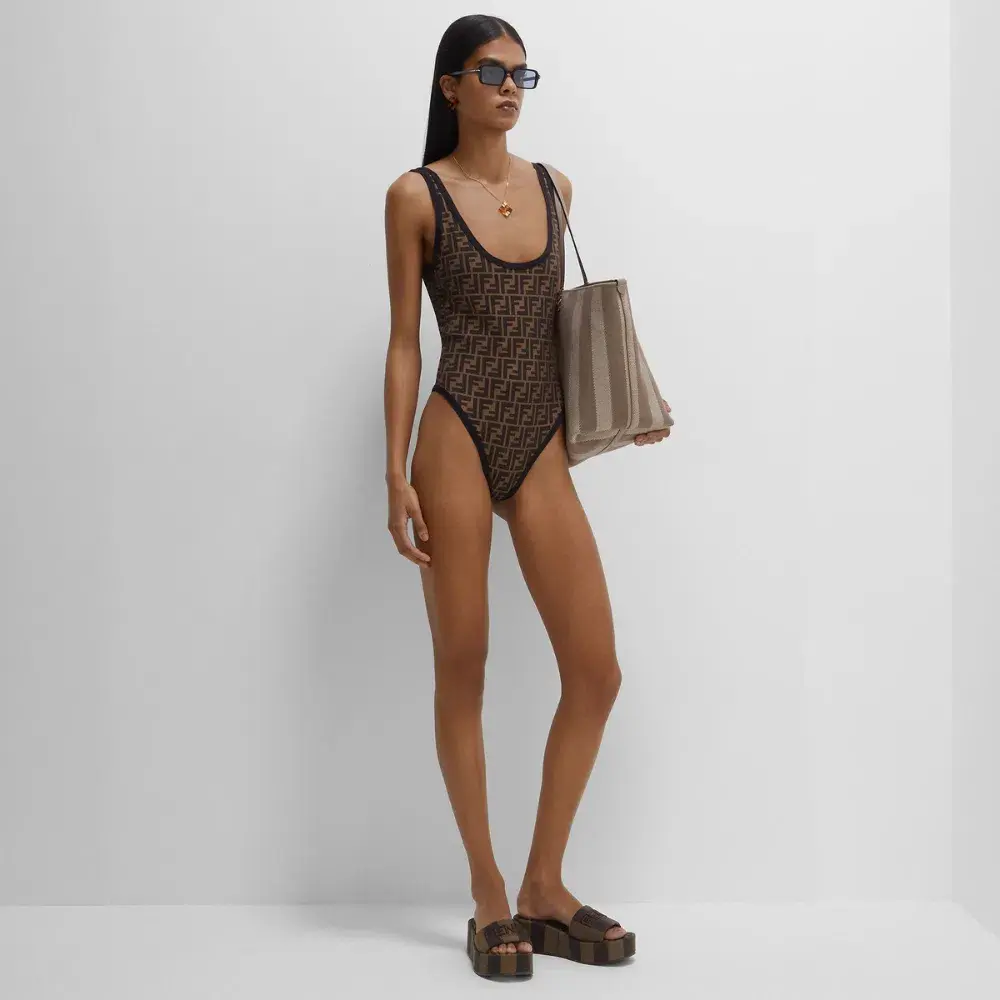 One Piece Swimsuit Brown  for rent on The Volte - main image