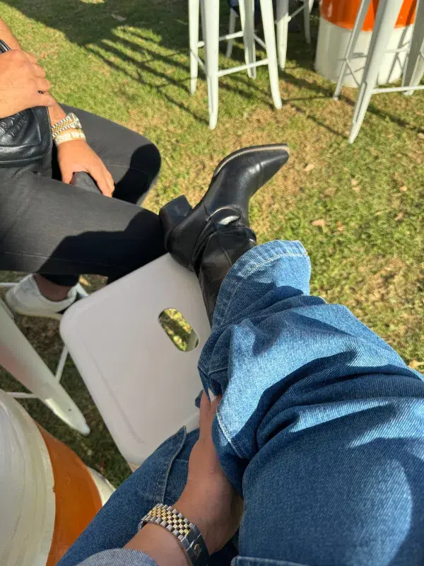 Denim Corset Top And Pant Set - Image 4