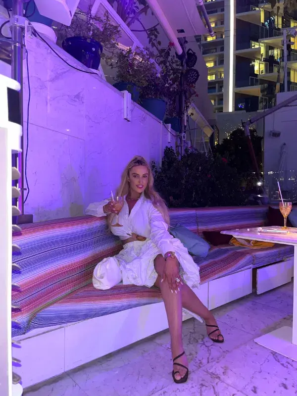 White cotton crop skirt long - Image 1