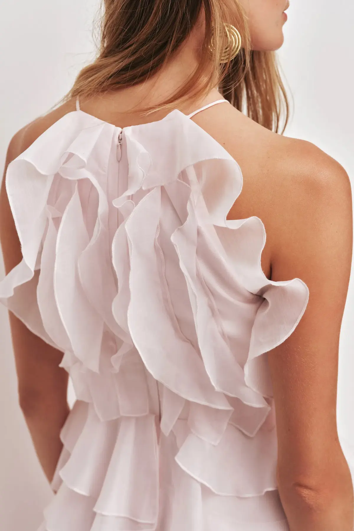 Aje Cleo Gown in Pastel Pink - Image 4