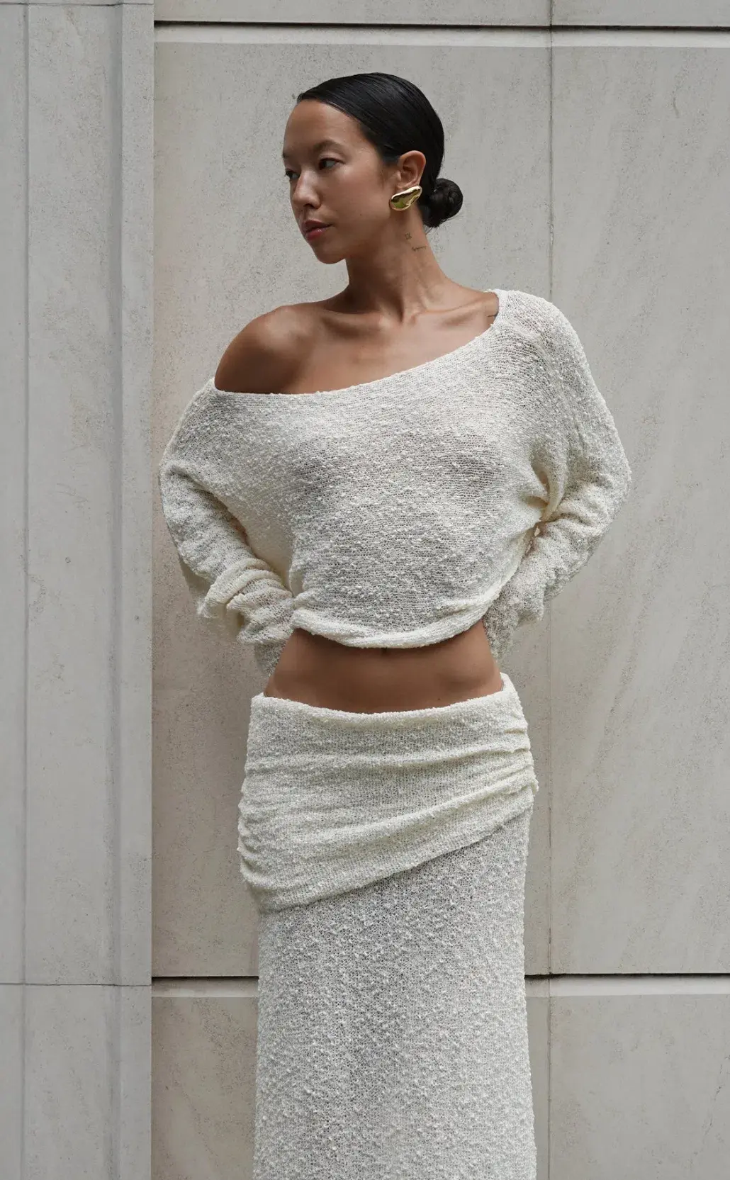 Meshki Petra Boucle set for rent on The Volte - main image