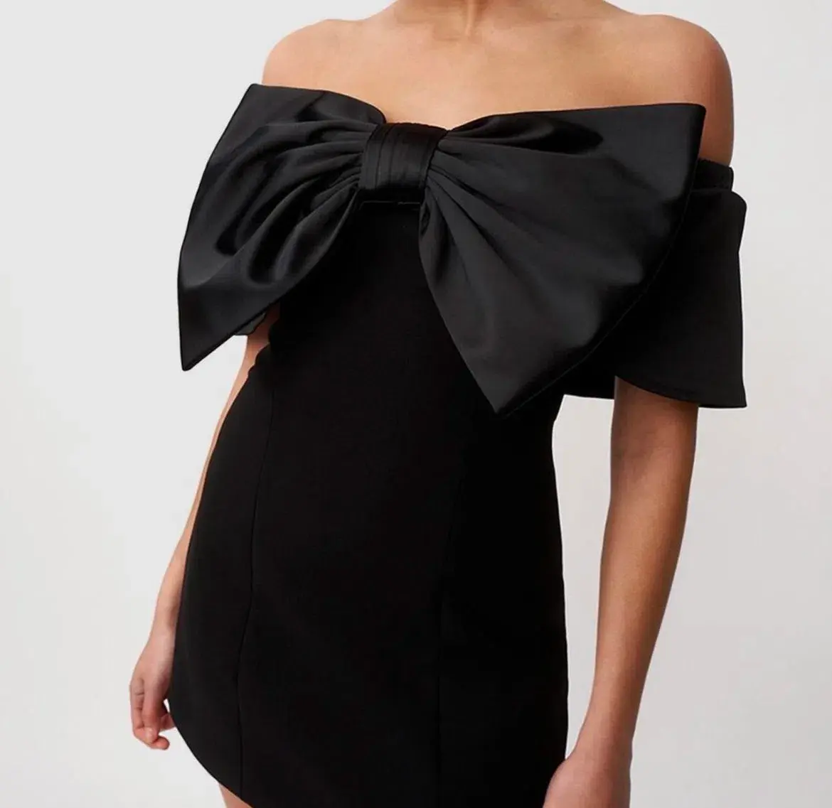 By Johnny Molly Bow Mini Dress - Image 2