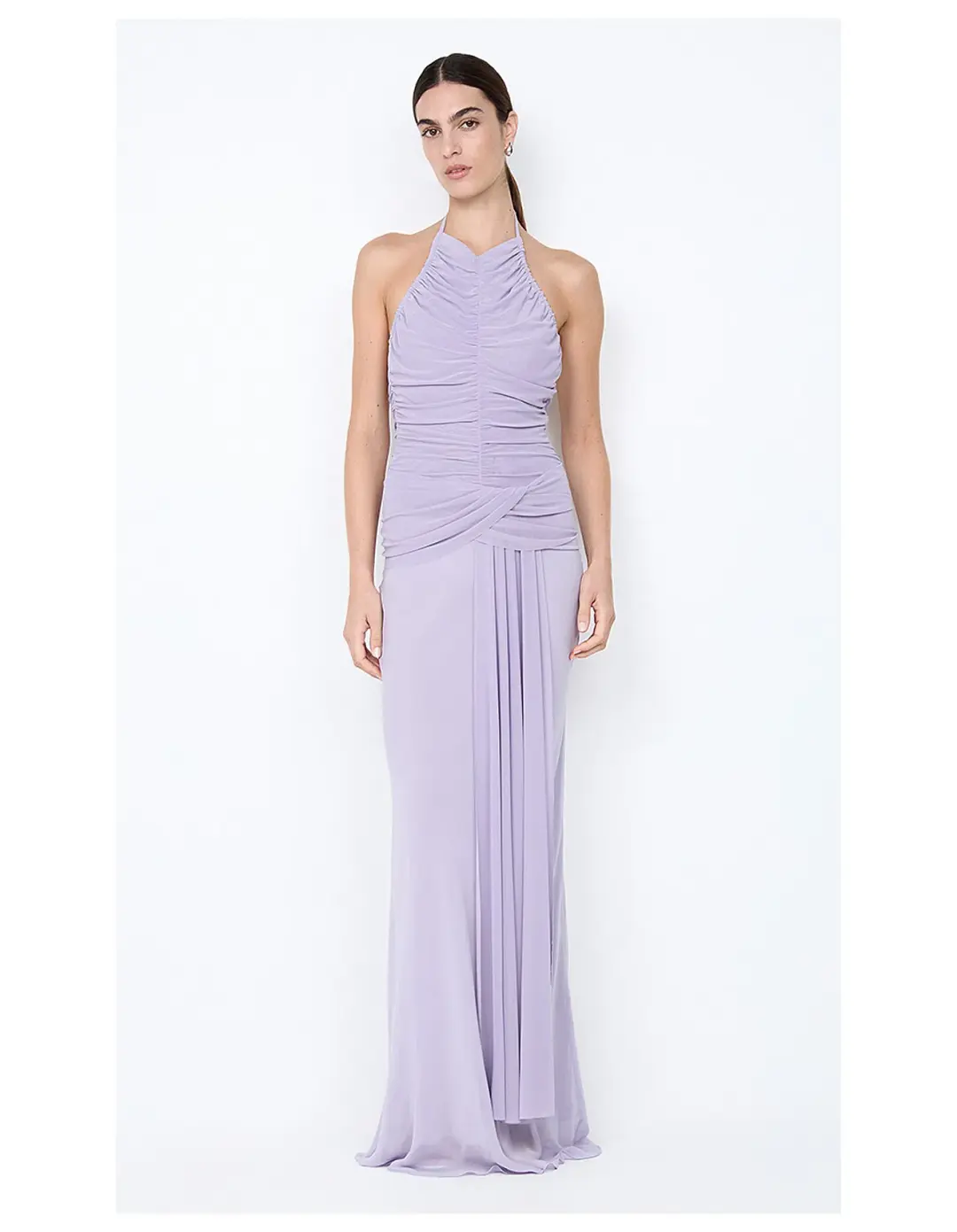 Bec & Bridge Delilah Halter Maxi Dress Wisteria Purple Size 8 for rent on The Volte - main image