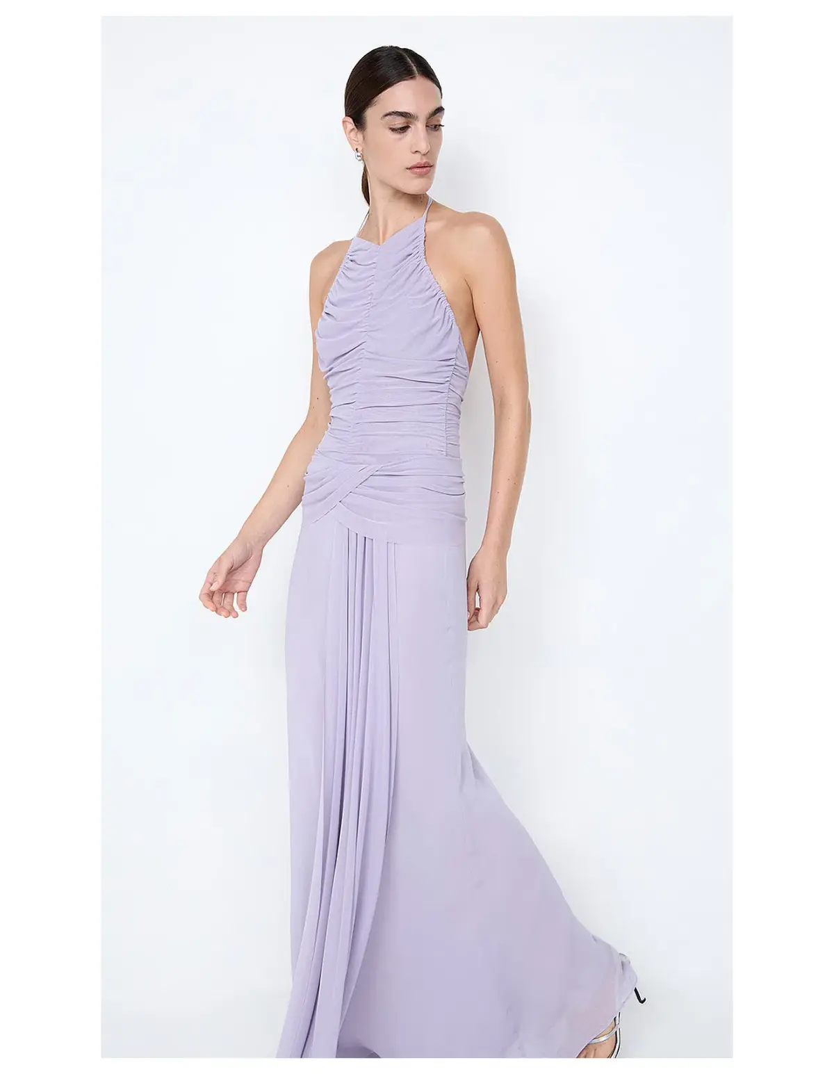 Bec & Bridge Delilah Halter Maxi Dress Wisteria Purple Size 6 - Image 3