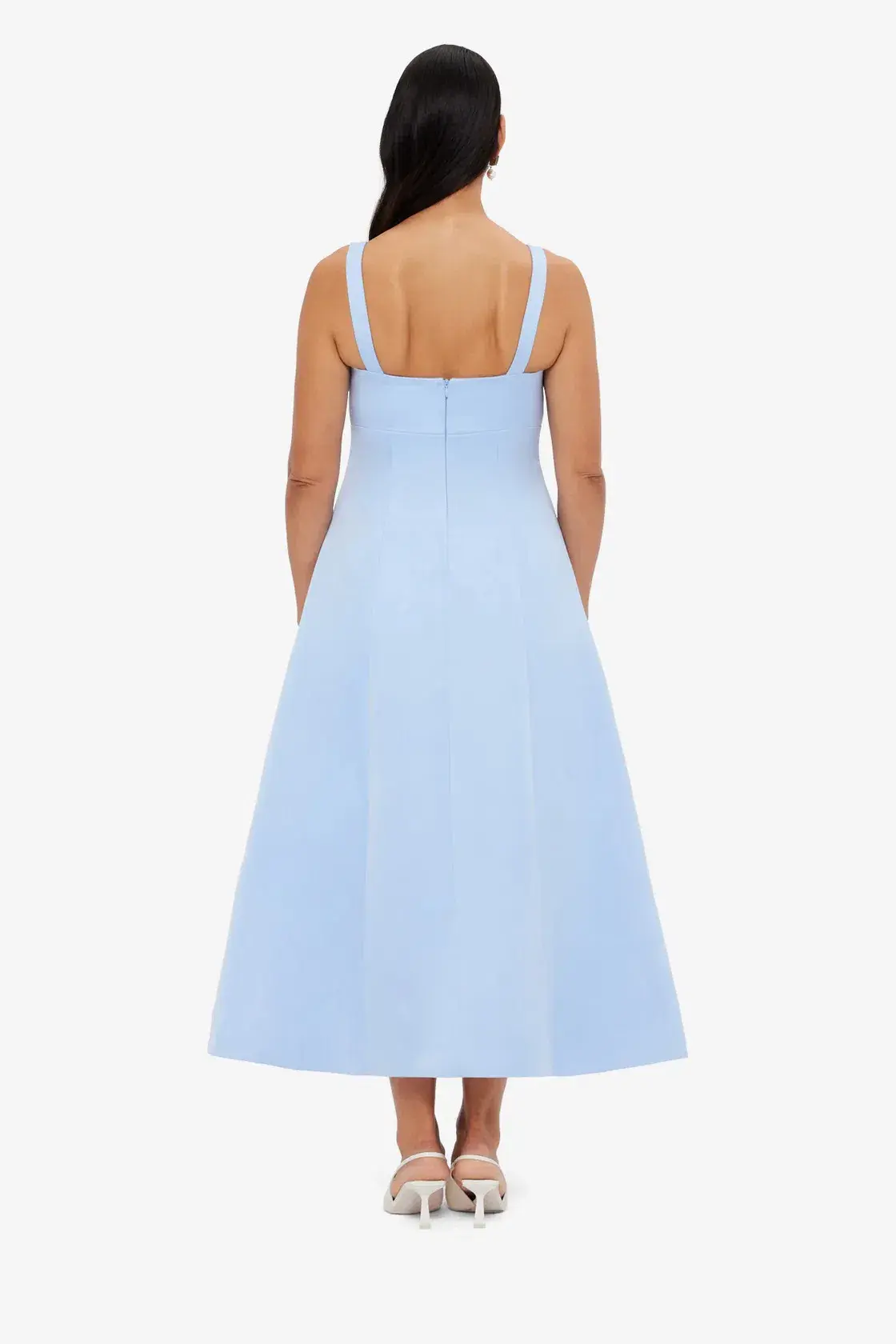 Leo Lin Odette Midi Dress; Sky blue; size 14 - Image 3