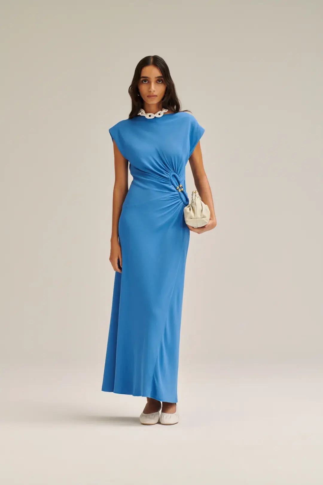 Scanlan Theodore Turban Ring Dress; size 10  for rent on The Volte - main image