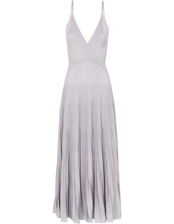 Sass & Bide Almost Famous Knit Dress Metallic Blue/Silver Size 8 - Image 3