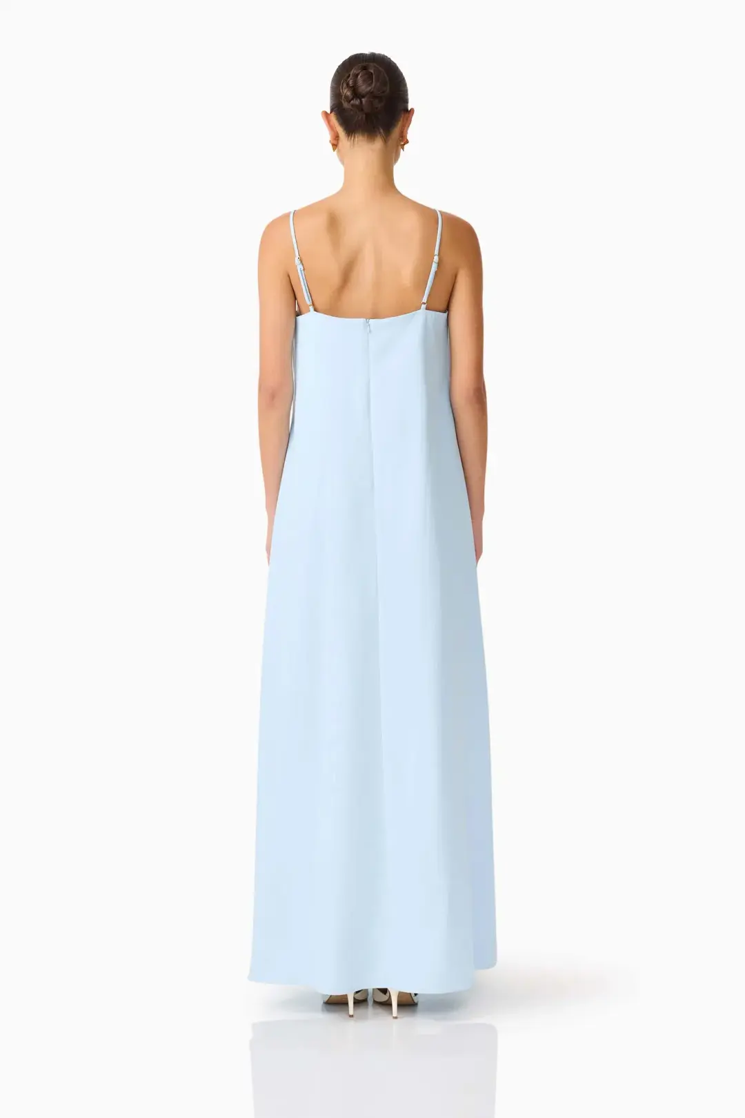 Elliatt Buttercup Embroidered Maxi Dress size 10 Blue for rent on The Volte - main image