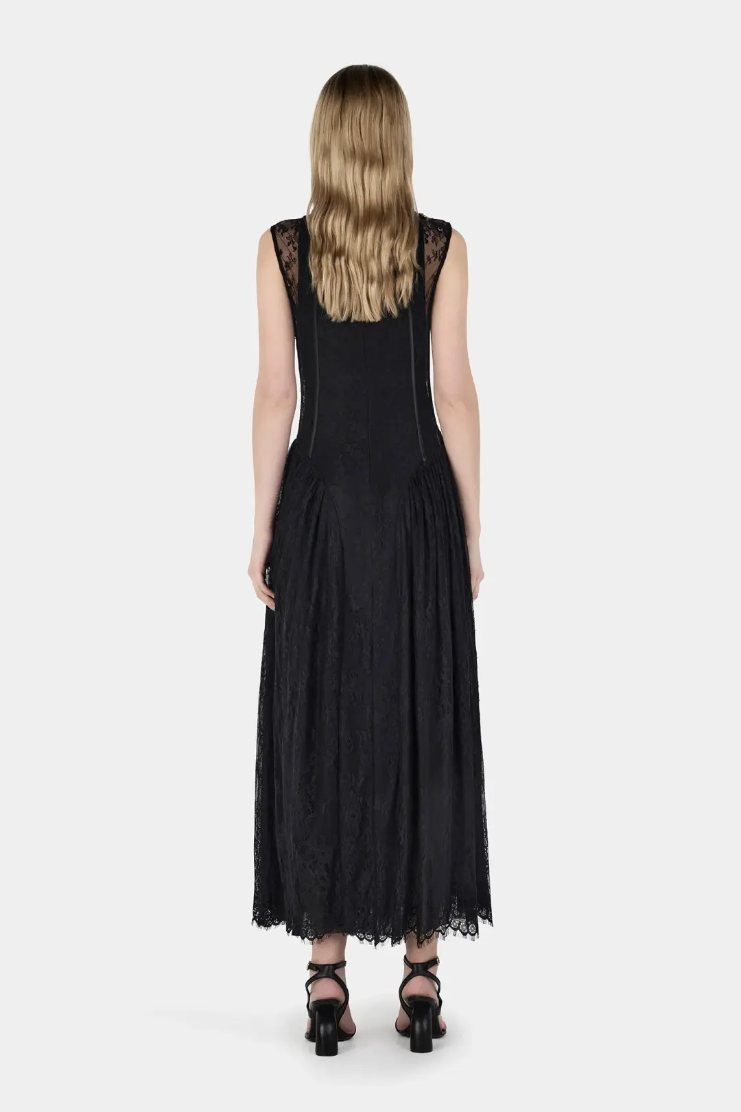 Hansen And Gretel Juliette Lace Dress Black Size 8 for rent on The Volte - main image