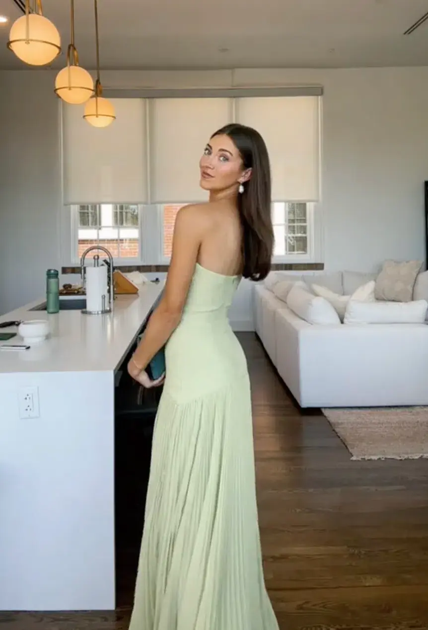 Alexis Sunniva Maxi Dress Gown in Sage Green XS Best fits AU6-8 - Image 4