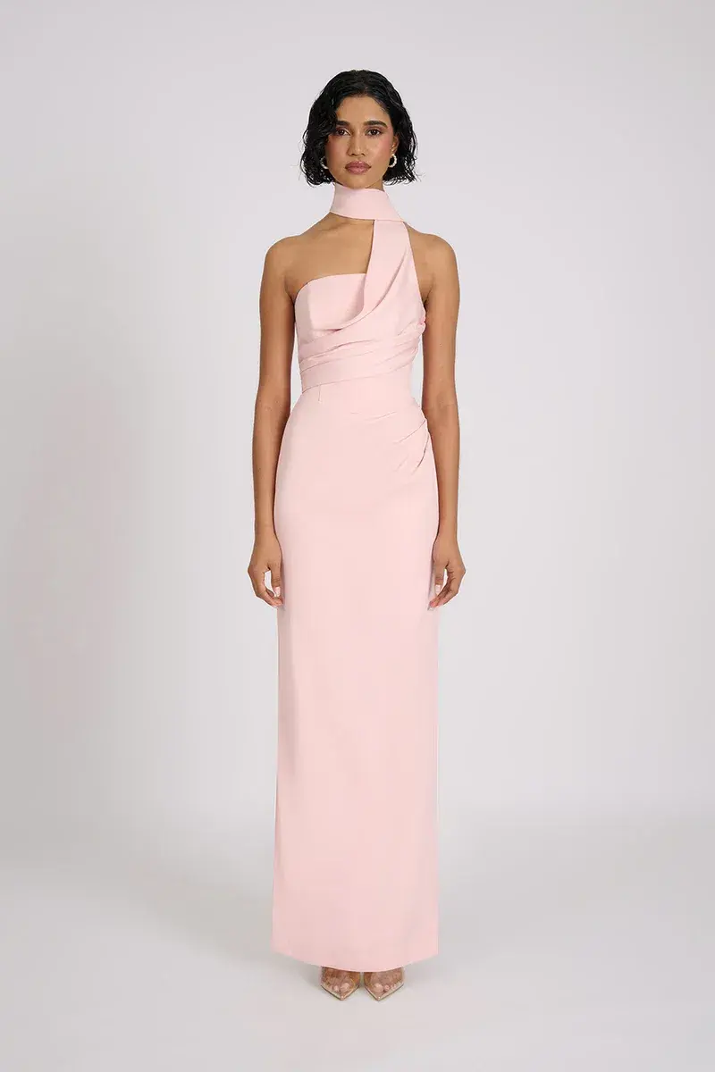 Eliya The Label Kristine Gown Blush size 12 for rent on The Volte - main image