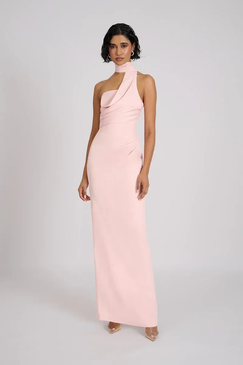 Eliya The Label Kristine Gown Blush size 12 for rent on The Volte - main image