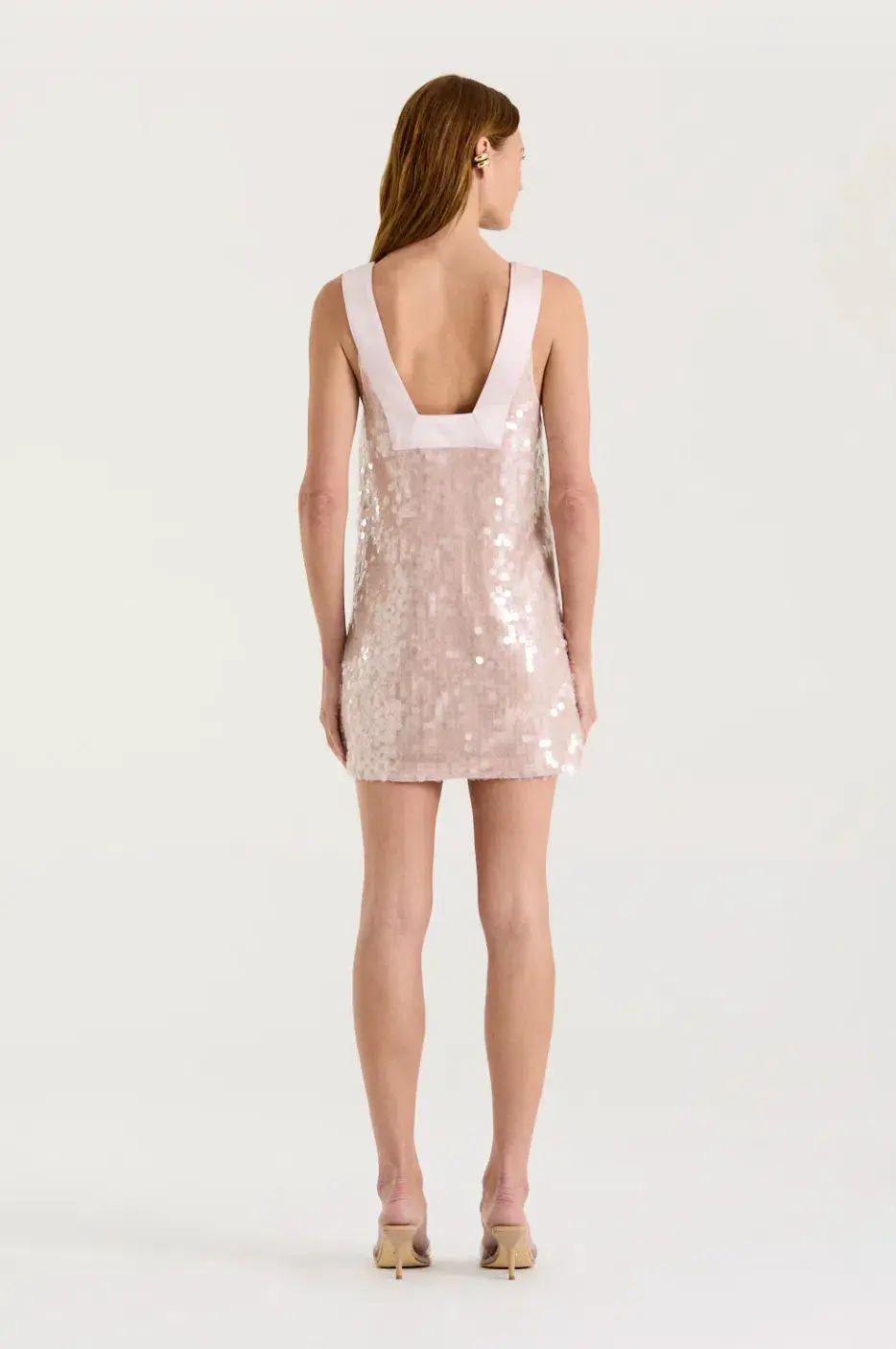 Henne Leanna Sequin Dress Shimmer Size 4 for rent on The Volte - main image