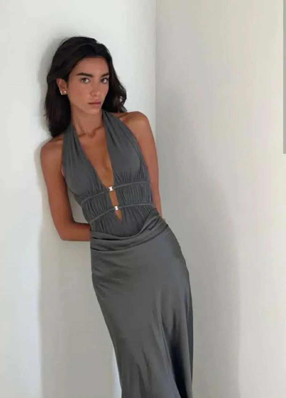 Misha THE 'CELINE' SATIN DRESS - Image 7