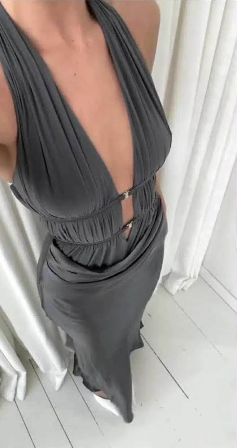 Misha THE 'CELINE' SATIN DRESS - Image 4