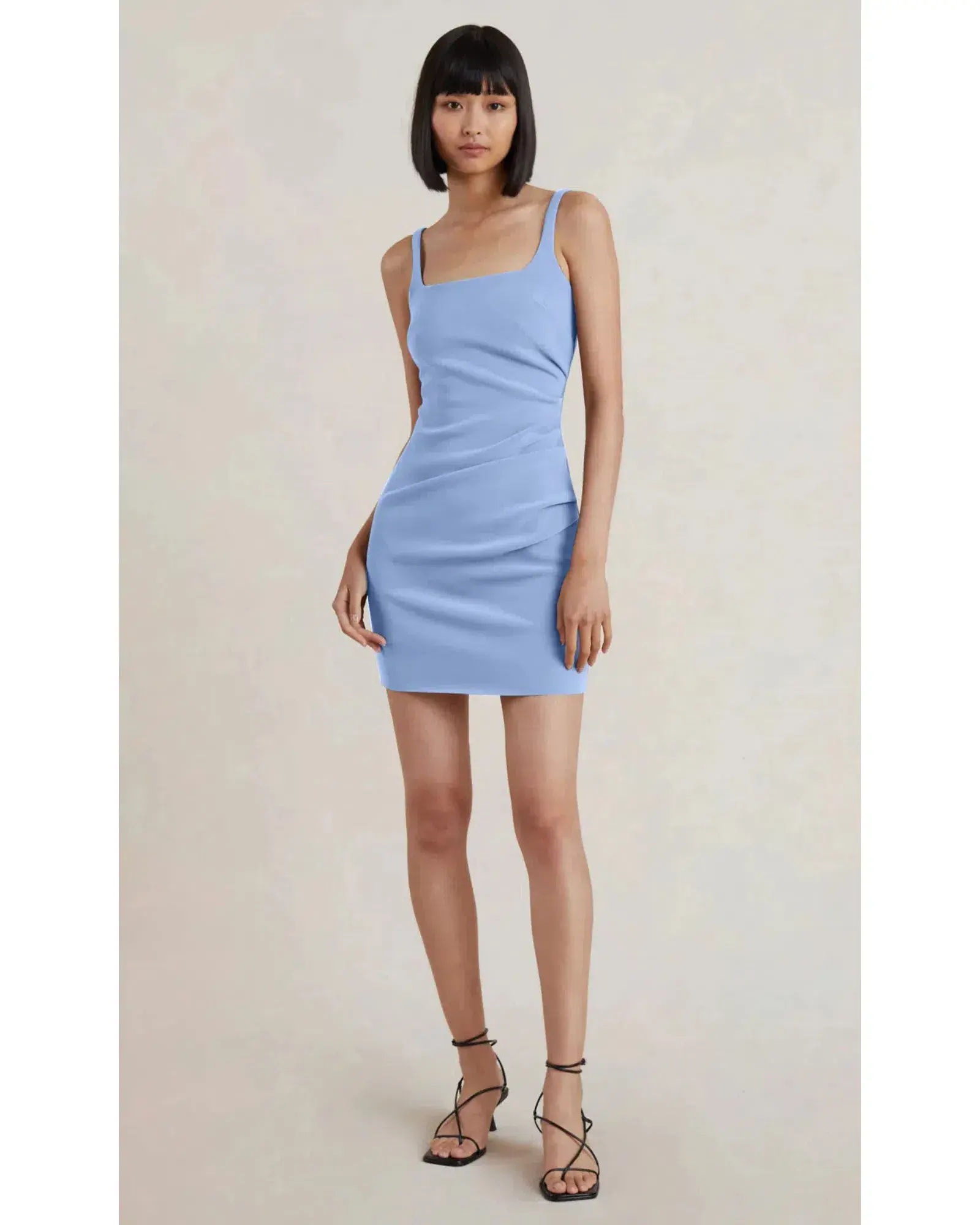 Bec & Bridge Karina Mini Dress Cornflower Blue Size AU 6 - Image 1