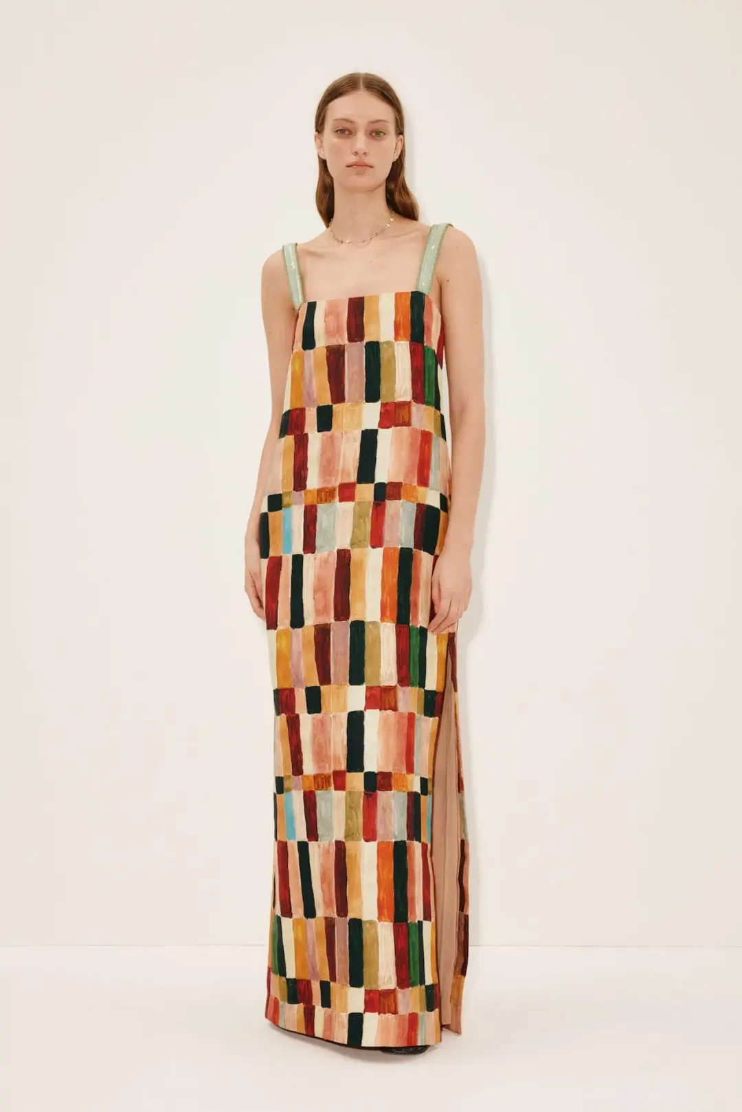 Alemais Marjorelle Midi Dress Multi Size AU 6 for rent on The Volte - main image