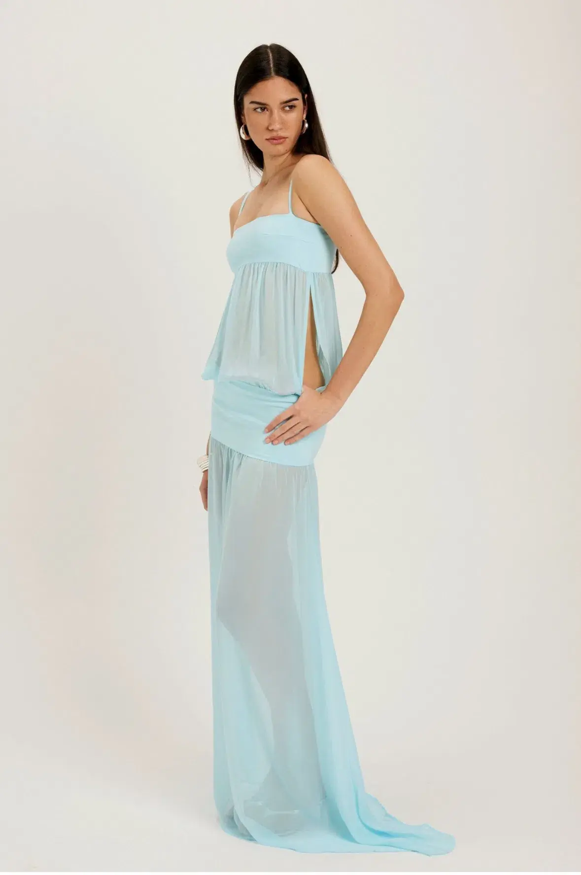 ANCE GRIA ROMEO DRESS AQUA - XS - Image 4