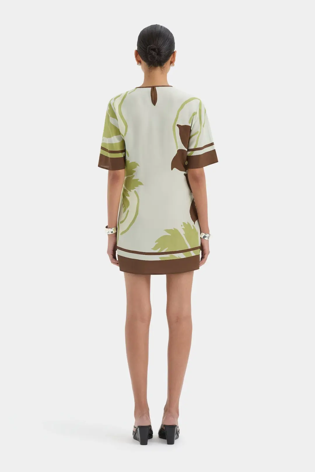 Sir the Label Amaia Mini Dress in Floral Vine Size 6 for rent on The Volte - main image