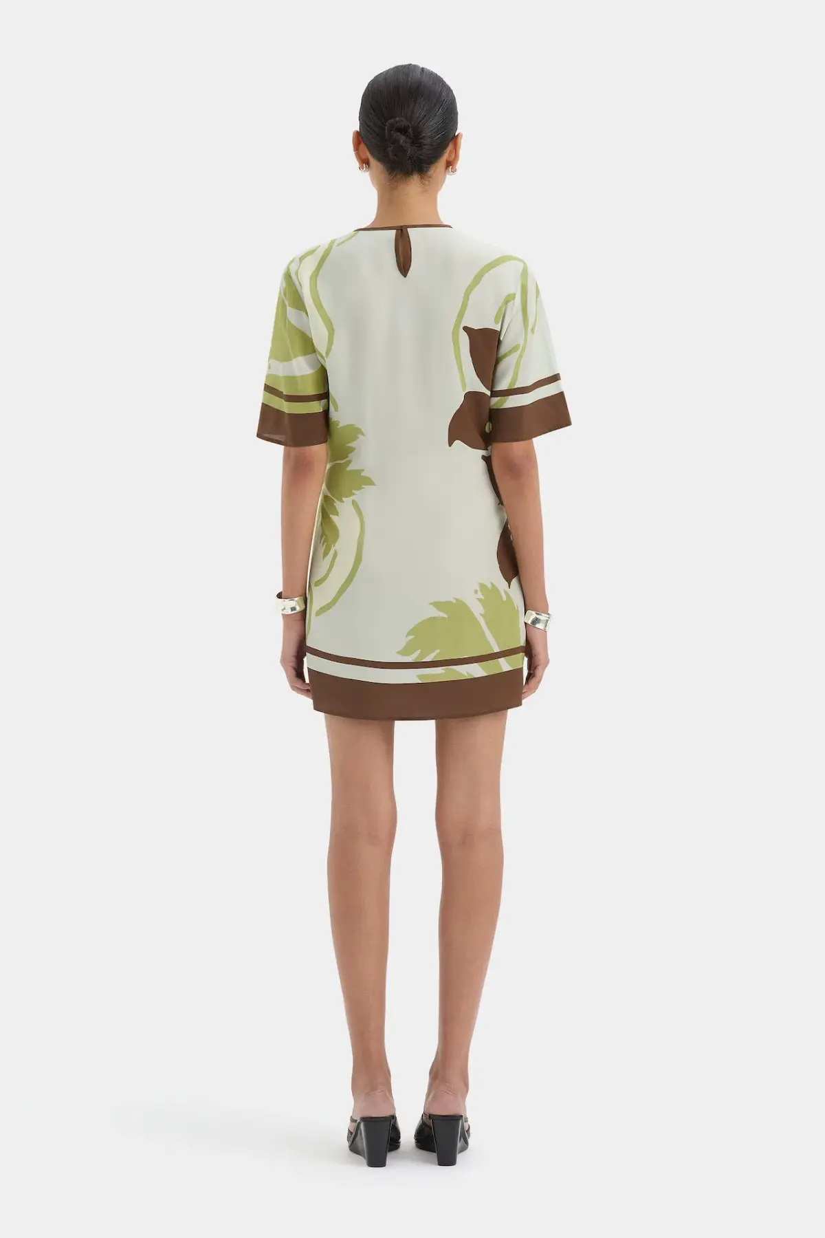 Sir the Label Amaia Mini Dress in Floral Vine Size 6 - Image 2