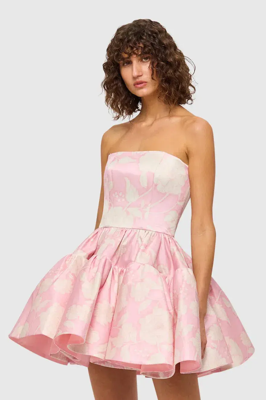 LEO LIN SKYE BUSTIER Mini Dress size 12 for rent on The Volte - main image