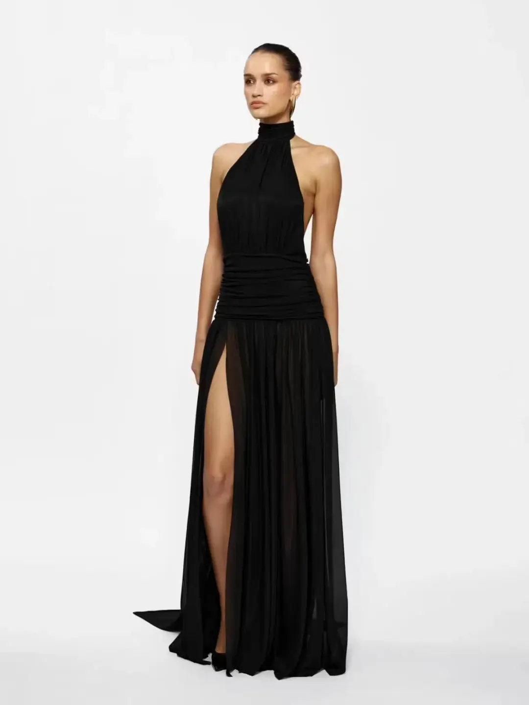 Effie Kats Verity Maxi Gown Black Size S / AU 8 for rent on The Volte - main image
