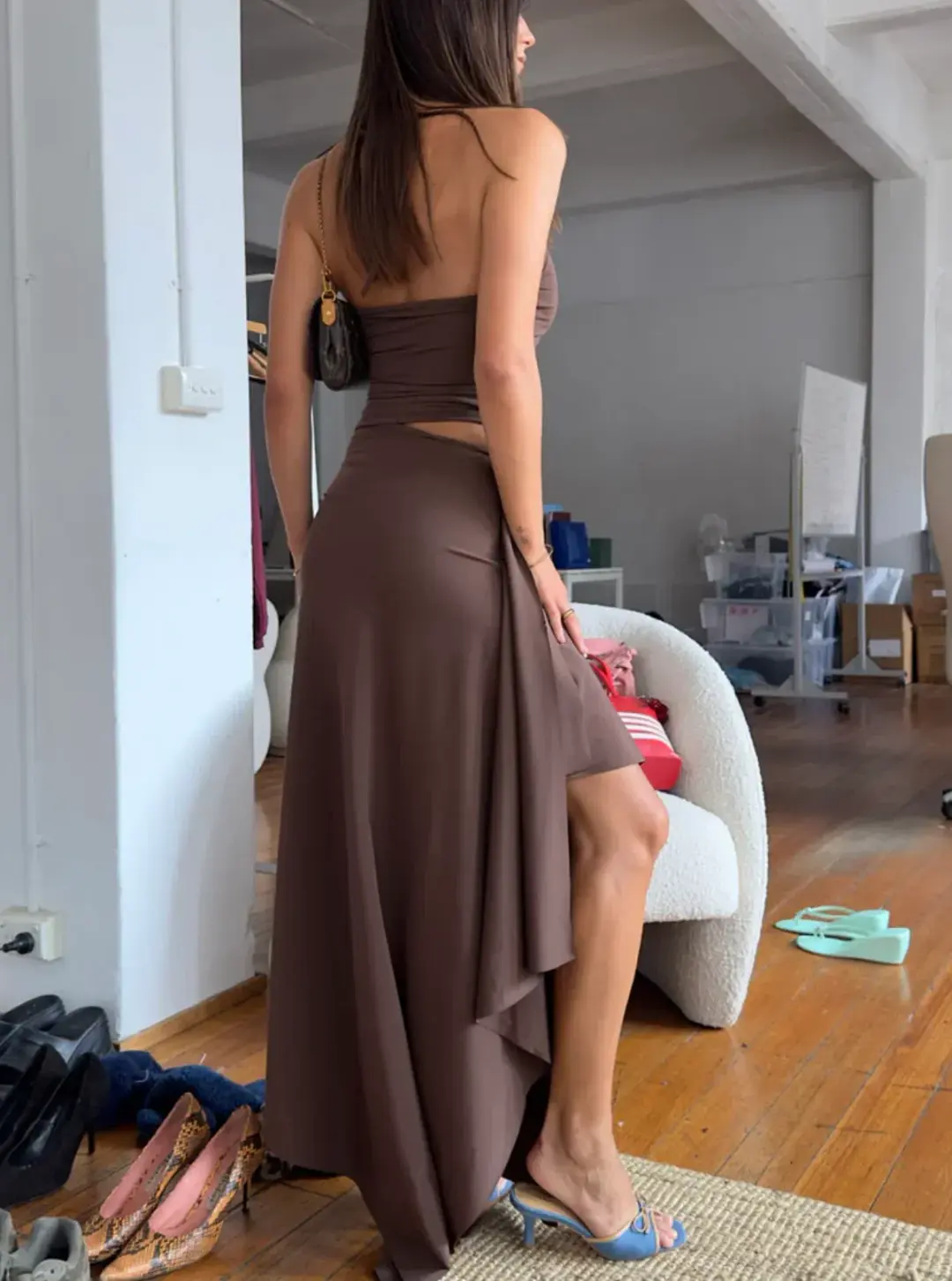 Mr Winston Jemima set in espresso for rent on The Volte - main image