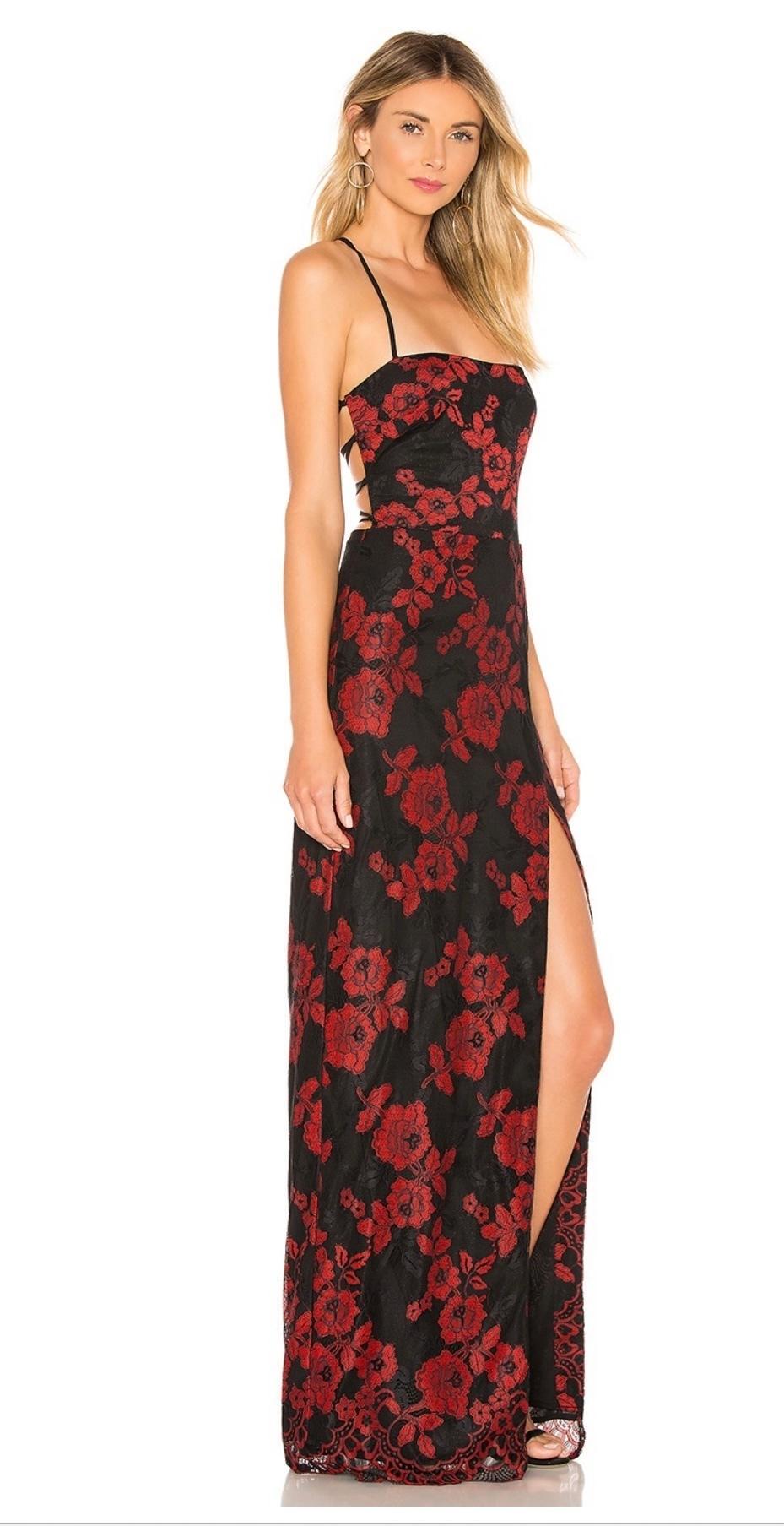 X by NBD Turner Gown Print Size 6 for rent on The Volte - main image