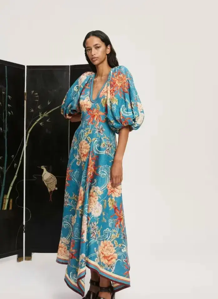 Alemais Fletcher Midi Dress Size 8 - Image 2