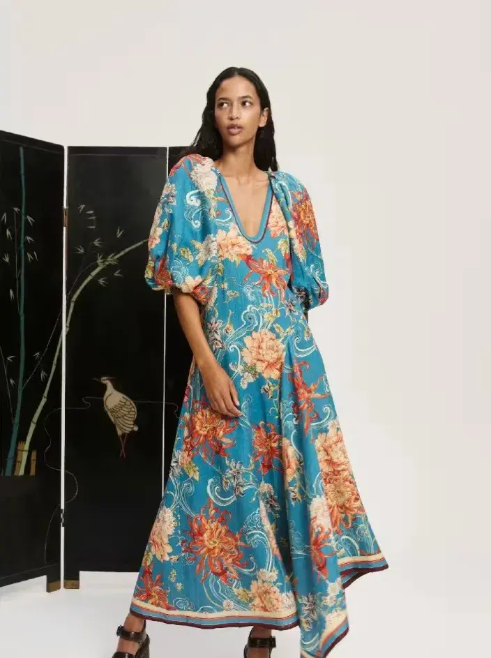 Alemais Fletcher Midi Dress Size 8 - Image 1