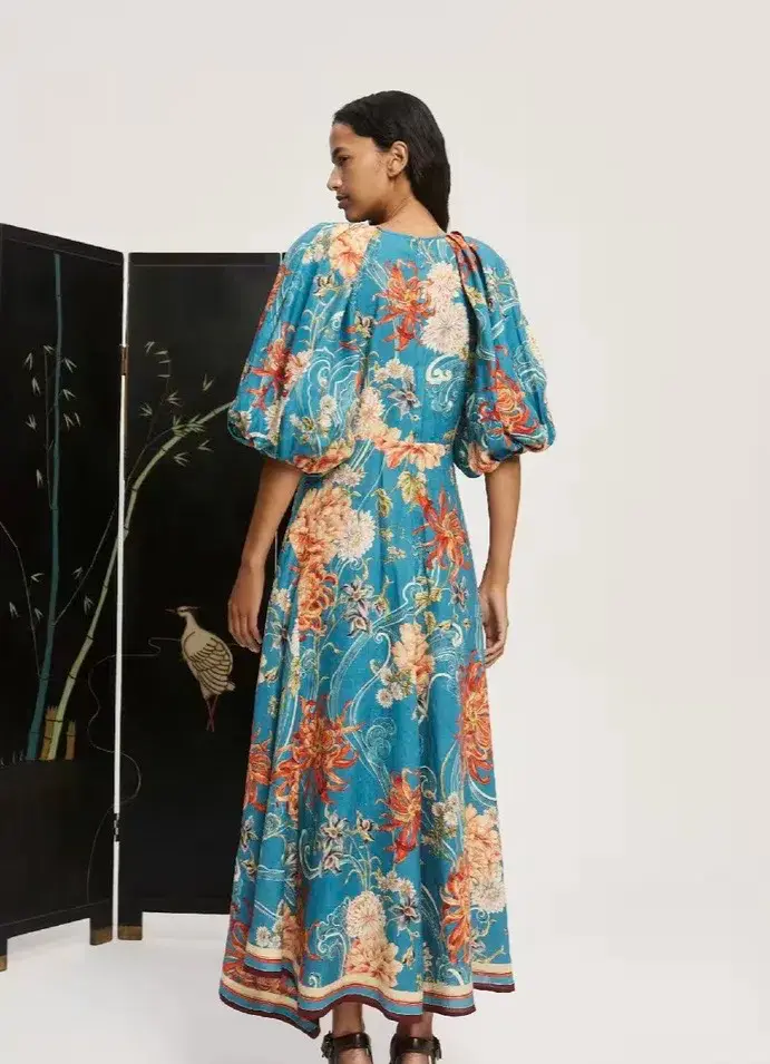 Alemais Fletcher Midi Dress Size 8 - Image 3