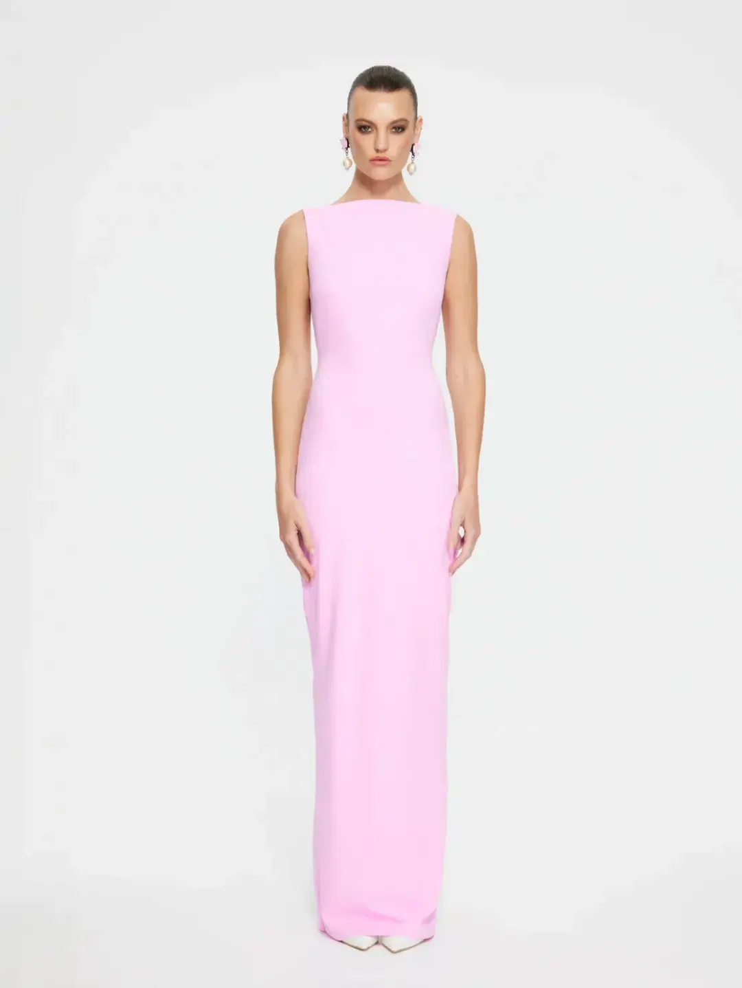 Effie Kats Verona Gown Taffy Pink Size 10/M for rent on The Volte - main image