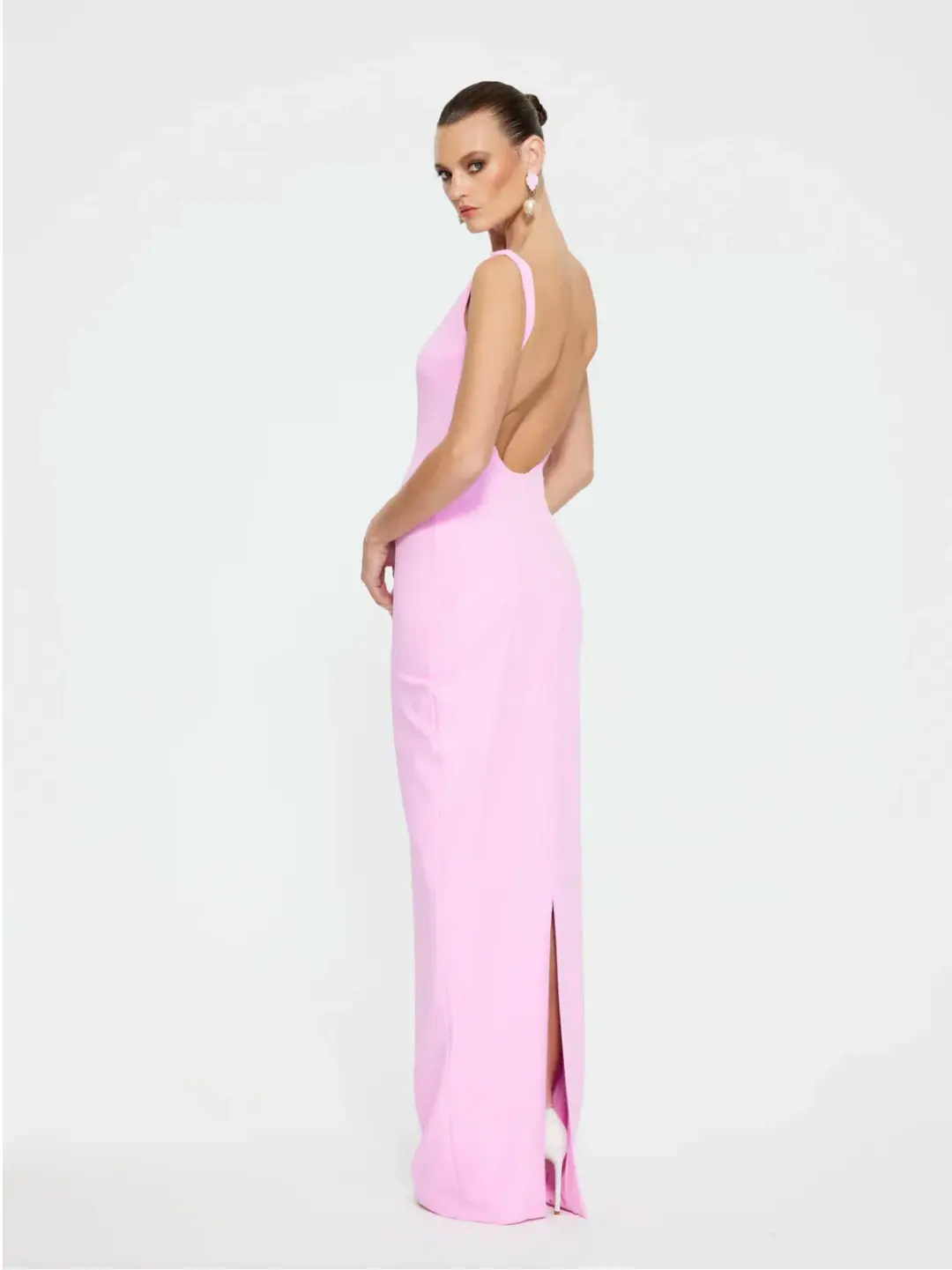Effie Kats Verona Gown Taffy Pink Size 10/M for rent on The Volte - main image