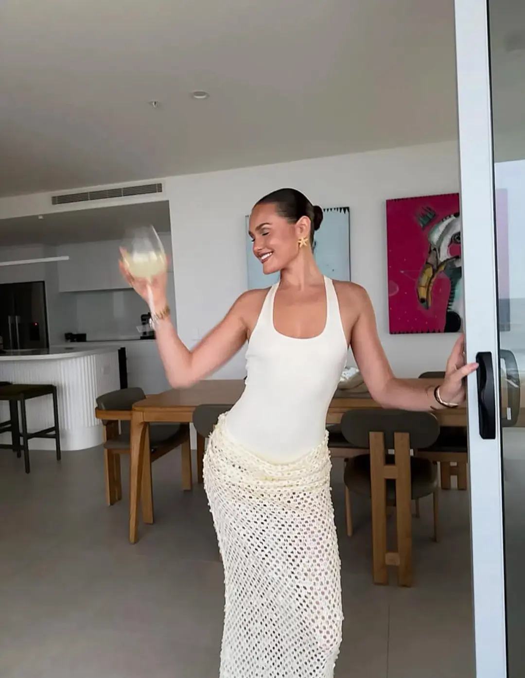 BENNI - Ariel Maxi in shell size 6  for rent on The Volte - main image