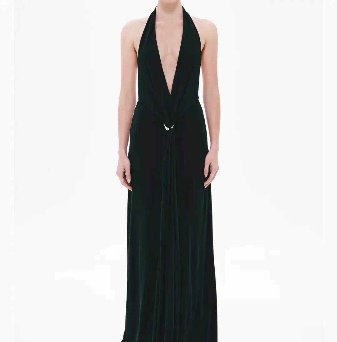 MISHA THE ‘UNITY’ JERSEY DRESS BLACK  for rent on The Volte - main image