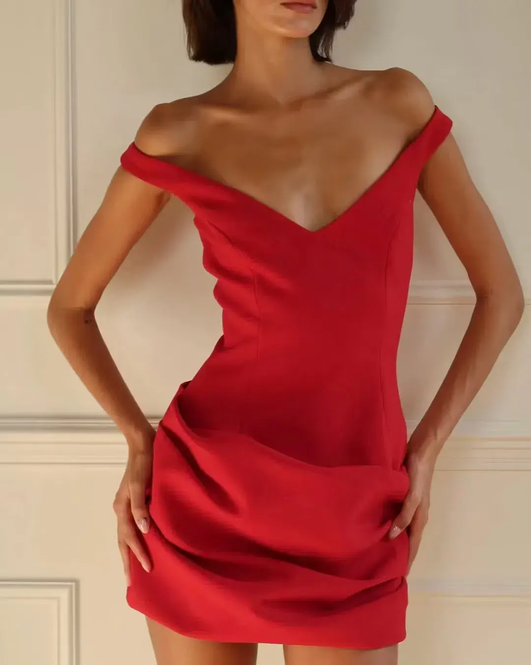 Arcina Ori Avery Dress Red Size Small for rent on The Volte - main image