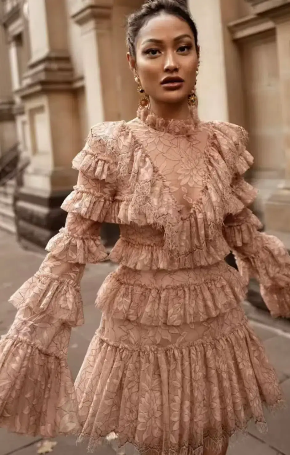 Alice McCall Calypso Mini Dress, Blush Size 10 - Image 3