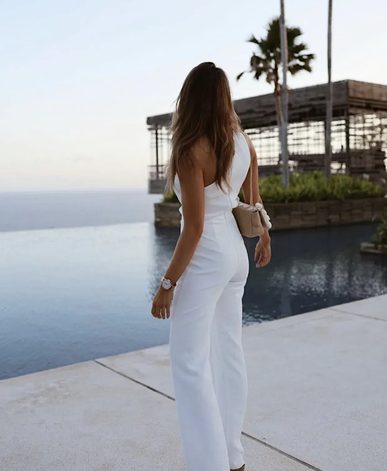 Kookai Aria Jumpsuit White Size 10 - Image 4
