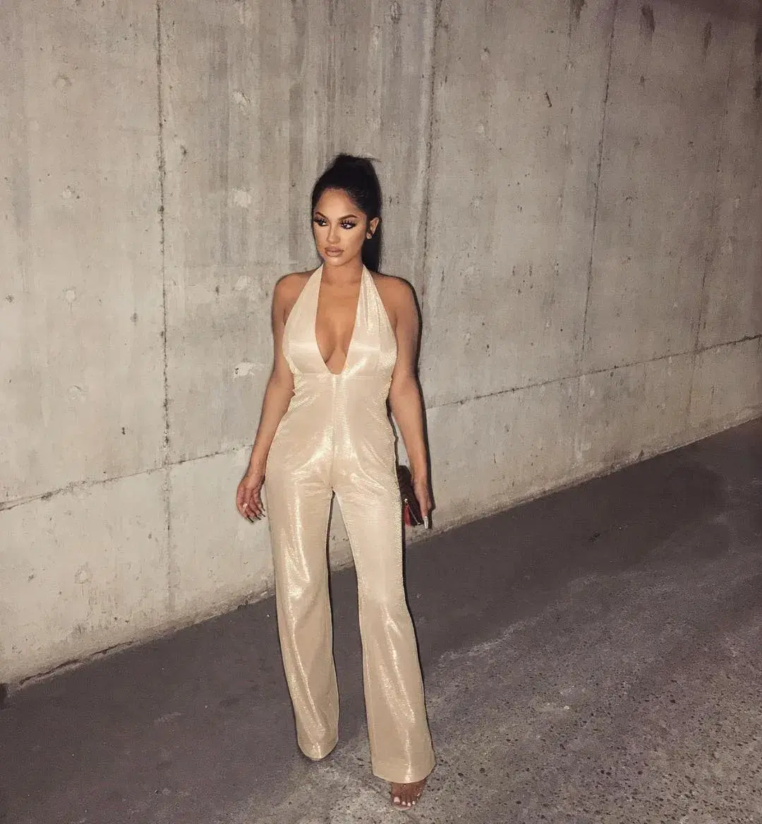 Meshki Inara Jumpsuit Gold Size M / Au 10 - Image 1