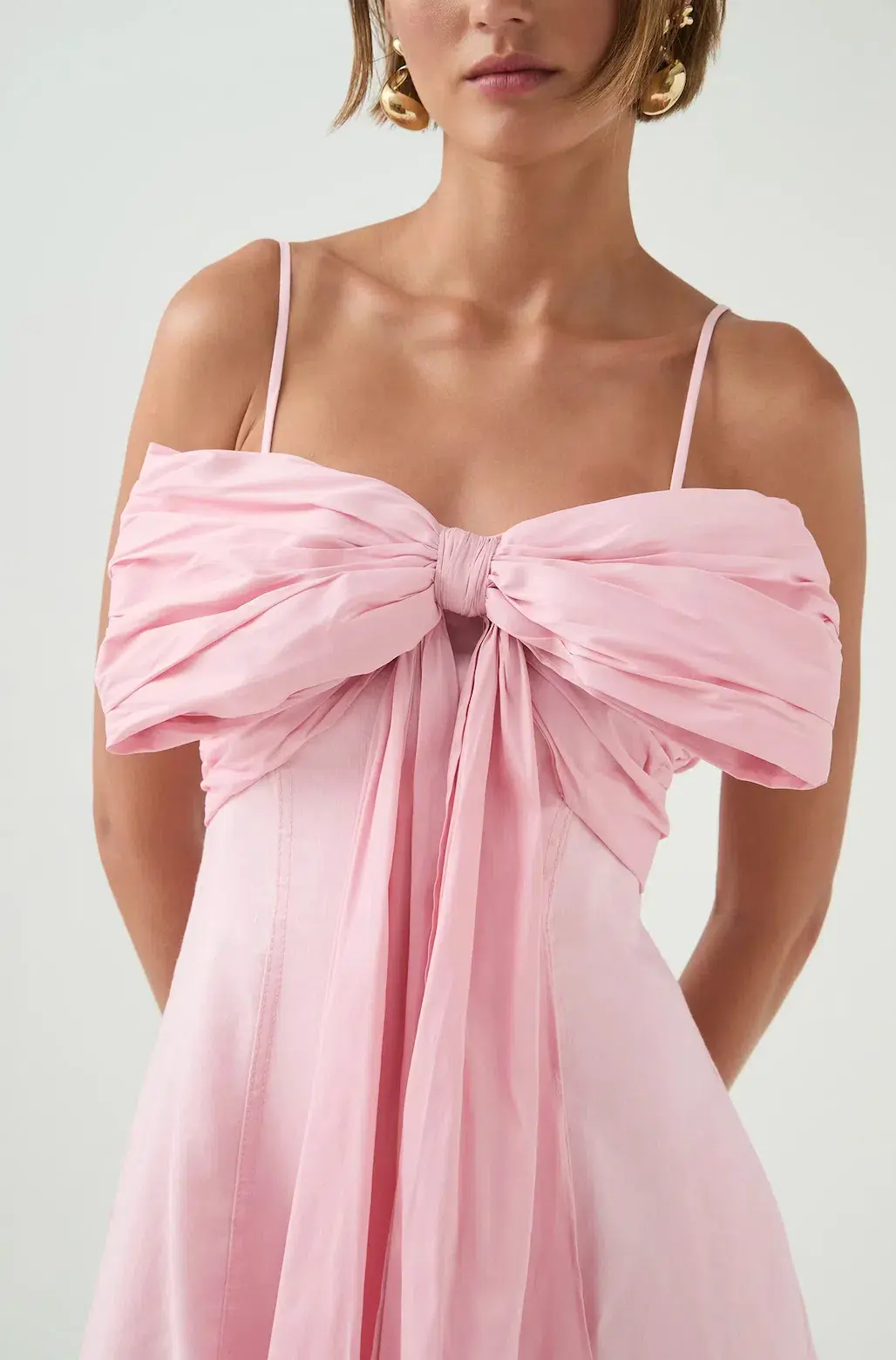 Aje Scarlett Midi Dress Size 6 for rent on The Volte - main image