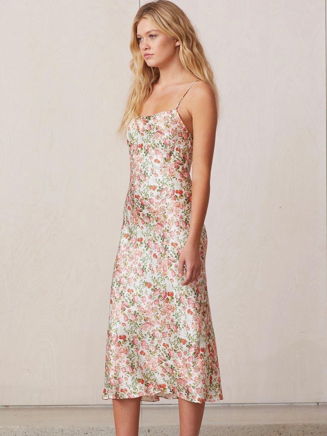 Bec & Bridge Camellia Delights Slip Midi Dress Floral Size 10  - Image 2