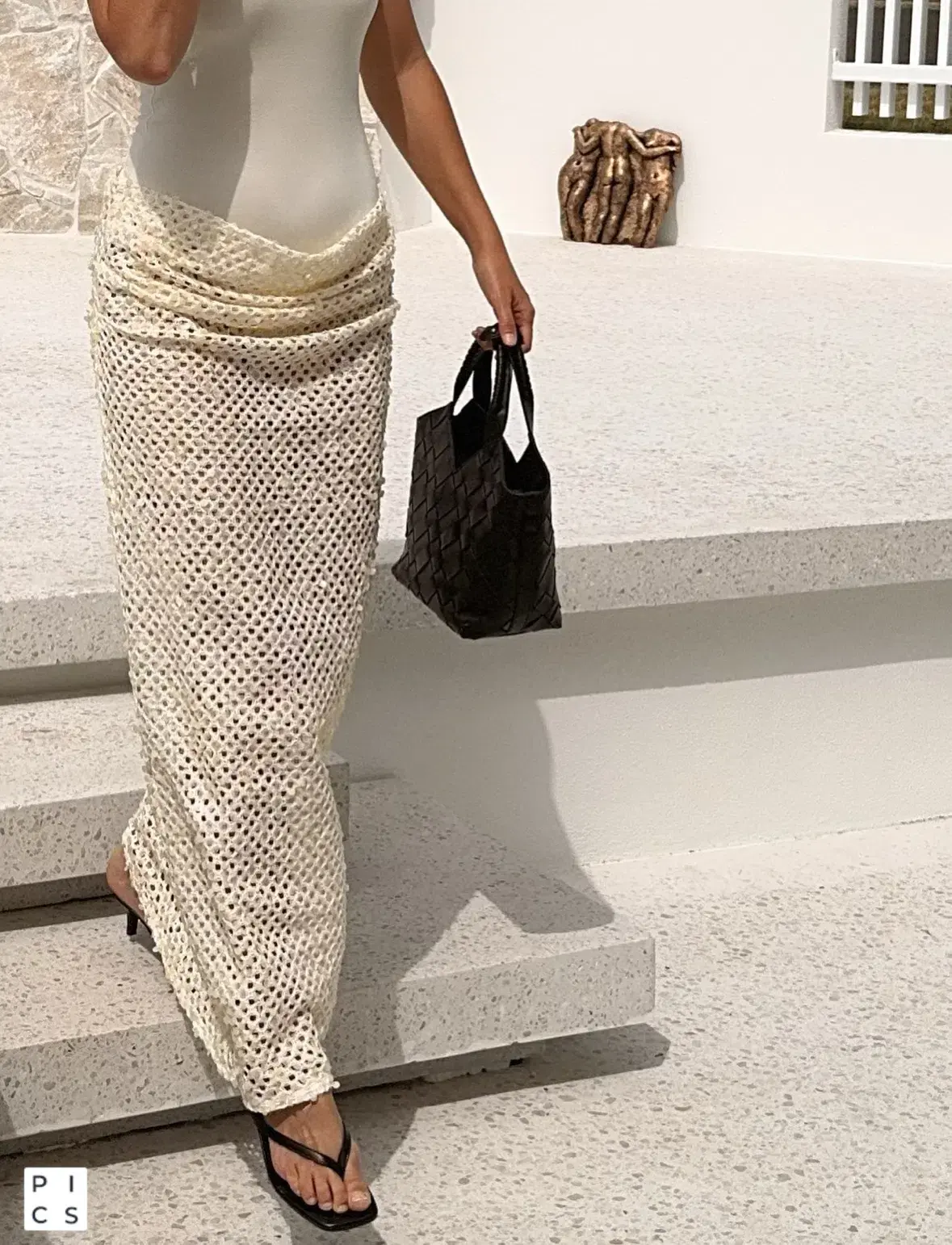 Benni Ariel Maxi Dress in Shell Size 8 AU / S - Image 5