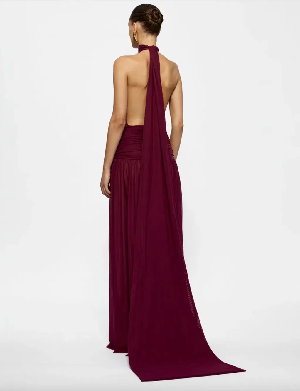 Verity Gown - Burgundy for rent on The Volte - main image