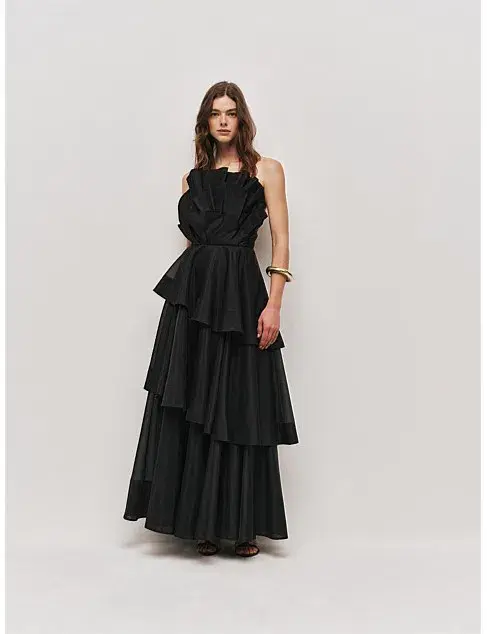 Aje Selestia Gown in Black Size 14 - Image 2