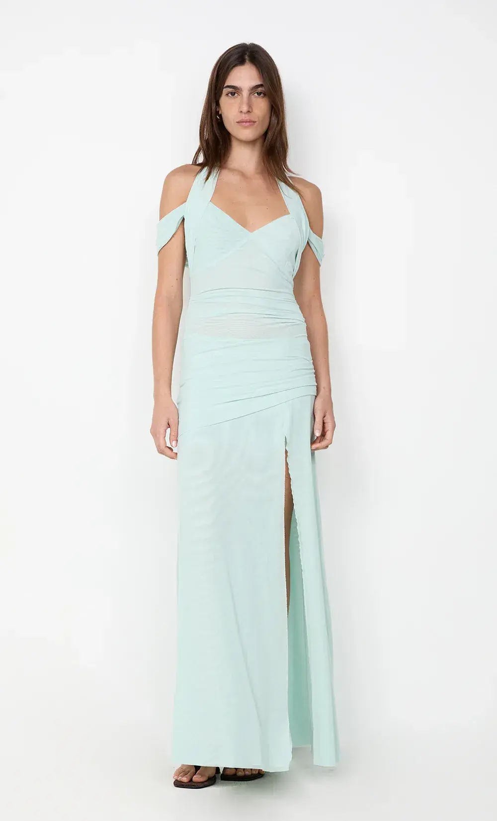 Bec & Bridge Winnie Halter Maxi Dress in Spearmint sz 10 - Image 1