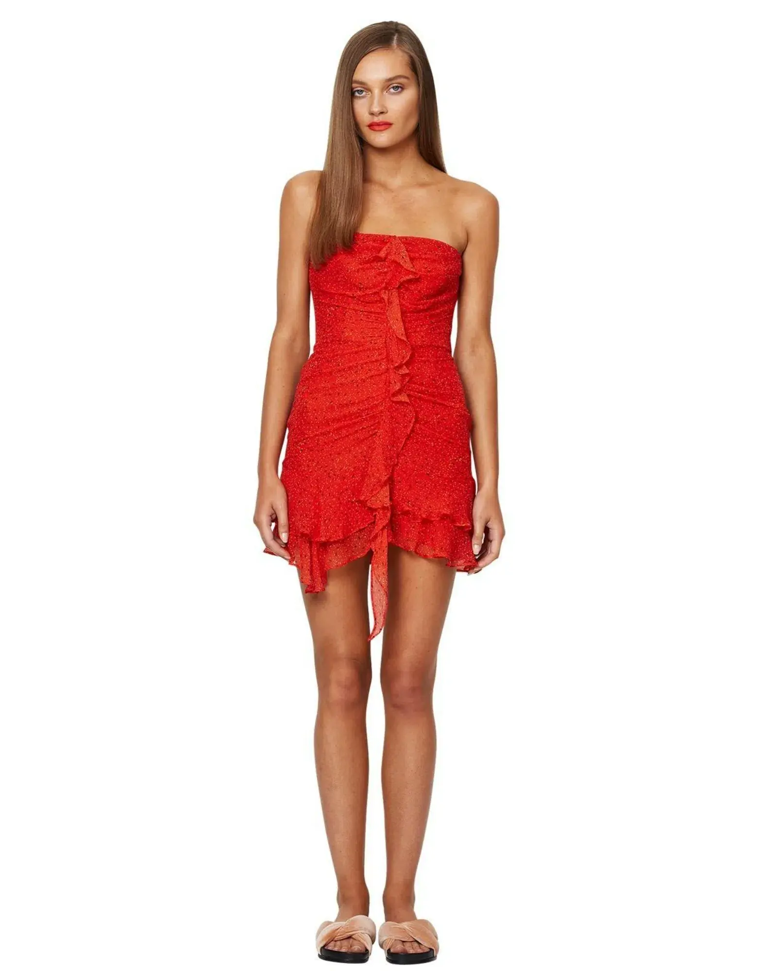 Bec & Bridge French Kiss Dress Red Size AU 6 - Image 1