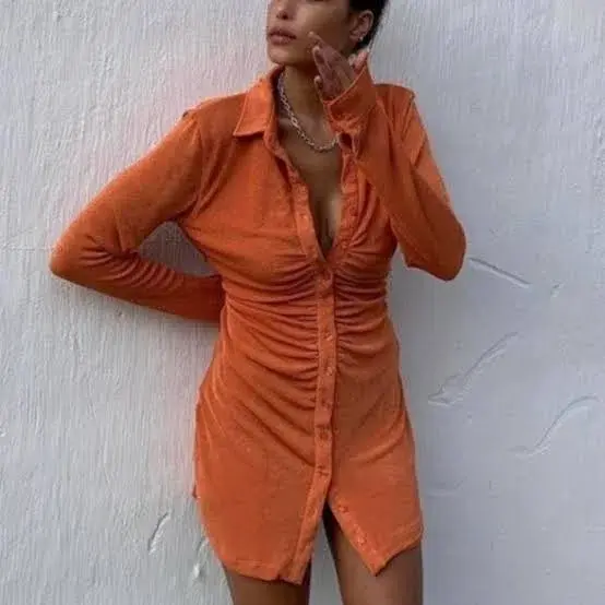 With Jean - Andy Mini Dress - Size M for rent on The Volte - main image