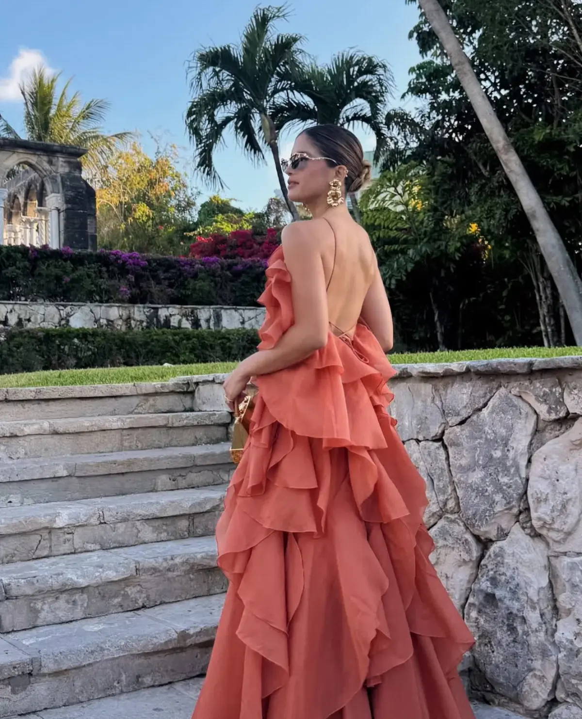 Aje / Pandorea Layered Maxi Dress / Coral Clay / (Fits 12-16) - Image 2