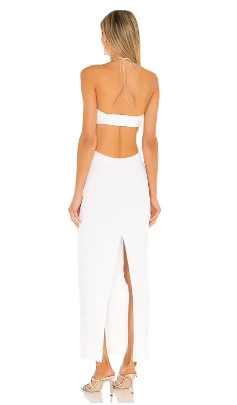 Natalie Rolt Willow Midi in White for rent on The Volte - main image